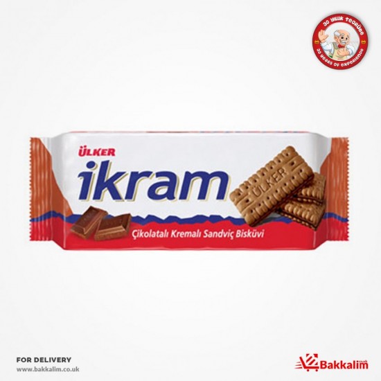 Ülker 84 Gr İkram Çikolatalı Bisküvi SAMA FOODS ENFIELD UK