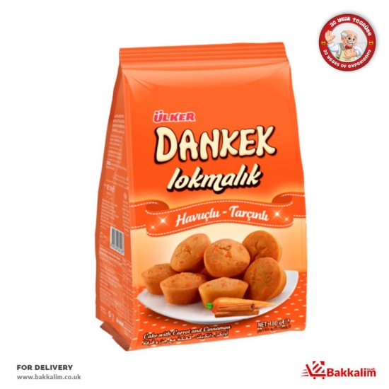 Ülker 180 Gr  Dankek Havuçlu Tarçınlı Lokmalık Kek SAMA FOODS ENFIELD UK