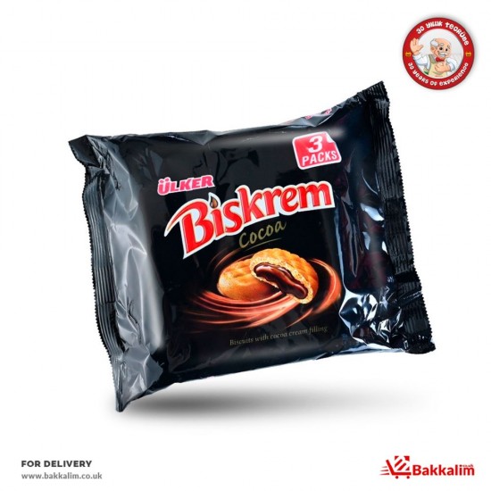 Ulker 300 Gr 3 Pcs Biskrem Cocoa SAMA FOODS ENFIELD UK