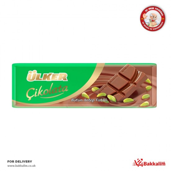 Ulker 30 Gr Pistachio Chocolate SAMA FOODS ENFIELD UK