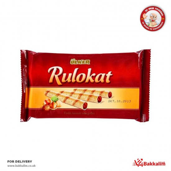 Ulker 42 Gr Rulokat Filled With Hazelnut Cream SAMA FOODS ENFIELD UK