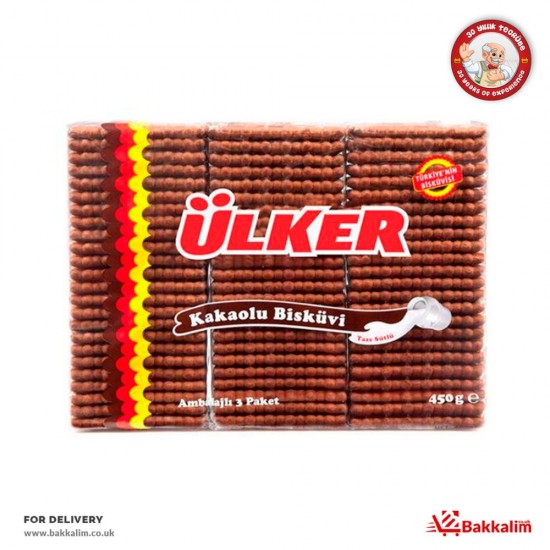 Ulker 450 Gr Petibor 3 Pcs  Biscuits With Cocoa SAMA FOODS ENFIELD UK