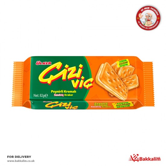 Ulker 82 Gr Cizi Cheese Sandwich Crackers SAMA FOODS ENFIELD UK