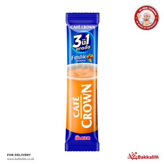 Ulker Cafe Crown 3in1 Hazelnut Flavoured SAMA FOODS ENFIELD UK