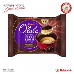 Ulker Olala Dark Chocolate Sauce Coated Cake With Vanilla Flavour Cream 70 G