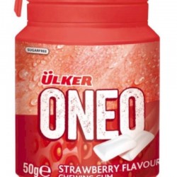 Ulker Oneo Strawberry Chewing Gum Sugar Free 50g