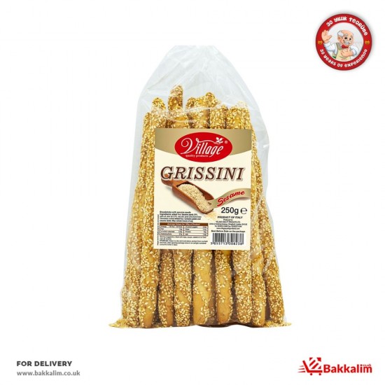 Village 250 Gr Grissini Sesame Stick SAMA FOODS ENFIELD UK