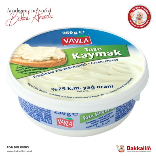 Yayla 250 Gr Taze Kaymak SAMA FOODS ENFIELD UK