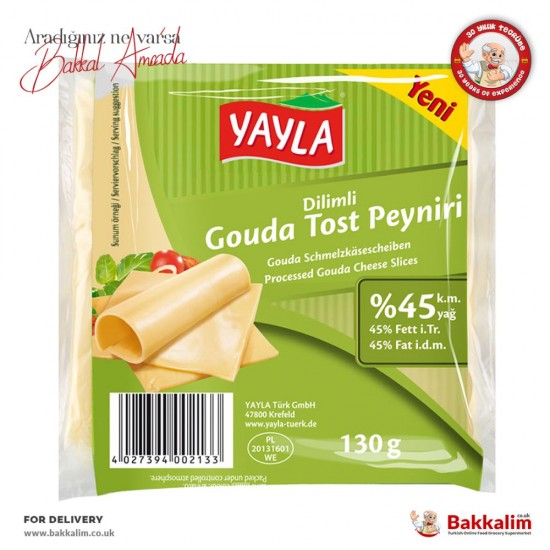 Yayla Toast Cheese 130 G SAMA FOODS ENFIELD UK