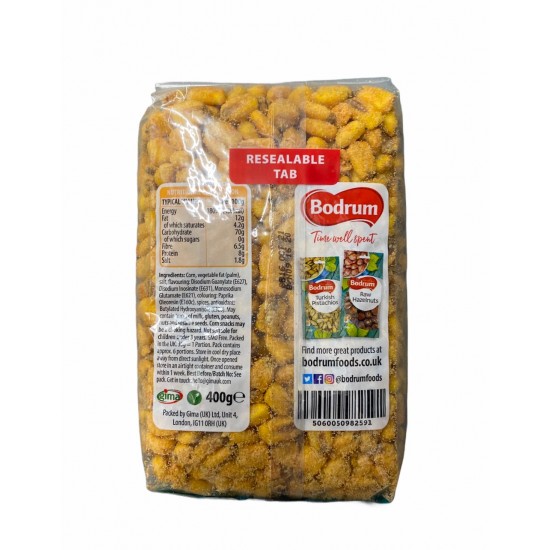 Bodrum 400 Gr Bbq Corn Snack SAMA FOODS ENFIELD UK