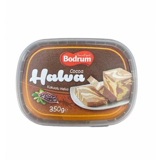 Bodrum Tahini Halva With Cocoa 350 G SAMA FOODS ENFIELD UK