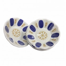 Turkish Tea Cup Coaster Blue X6